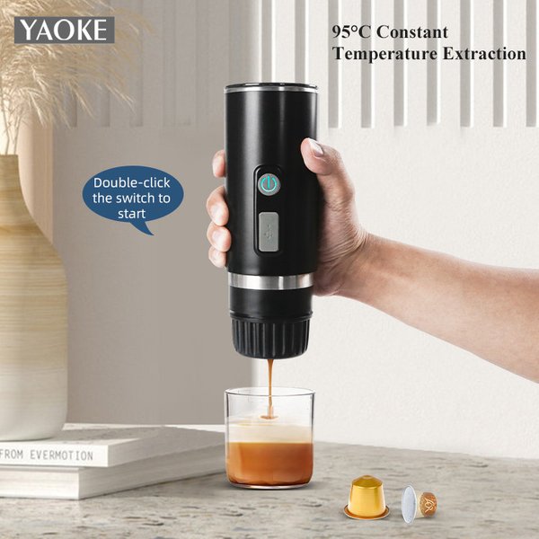 Portable Fully Automatic Italian Espresso Capsule Coffee Machine Large And Small Capsule Coffee Powder Universal-image
