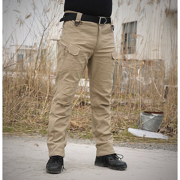 Man's Clothing 2024 New Tactical Pants Men's Overalls Multi-Bag Pants Plaid Drill Pants Commuting Pants