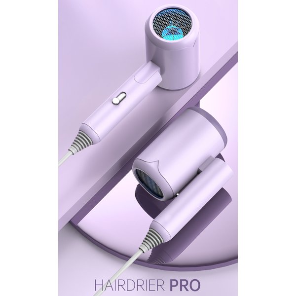 Foldable Hair Dryer, Household Hair Dryer For Student Dormitories, Negative Ion Hair Care Hair Dryer, Hair Salon, High Power-image