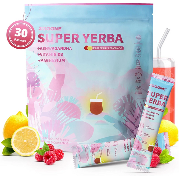 ZOOONE Super Yerba Instant Mate Tea Powder Pure Natural Tea No Additives