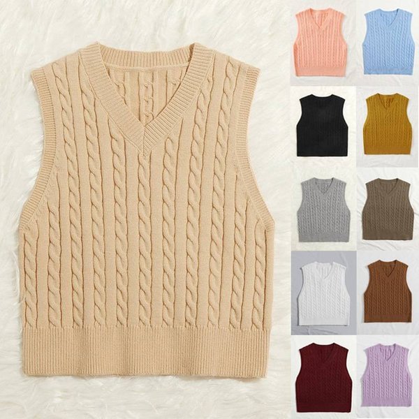Women's Hot Girl Rainbow Knitted Camisole Vest Hollow Heart Design Sweet And Spicy Small Vest-image