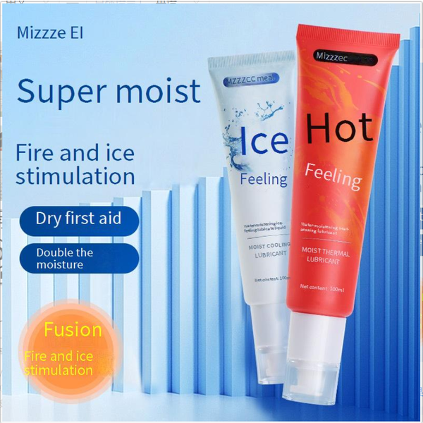 Sex Products Mizzzee Moisturizing Ice/Hot Lubricant 100ML Sex Toys Double Moisturizing Dryness Relief-image
