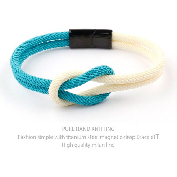Couple Bracelet Men's Magnetic Clasp Non-Fading Titanium Steel Ins American Style Niche Wrist Accessories