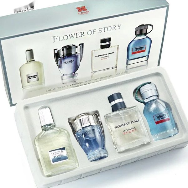 New Perfume Men's Gulong Perfume Lasting Fresh Light Fragrance 72 Hour Male Student Gift Set-image