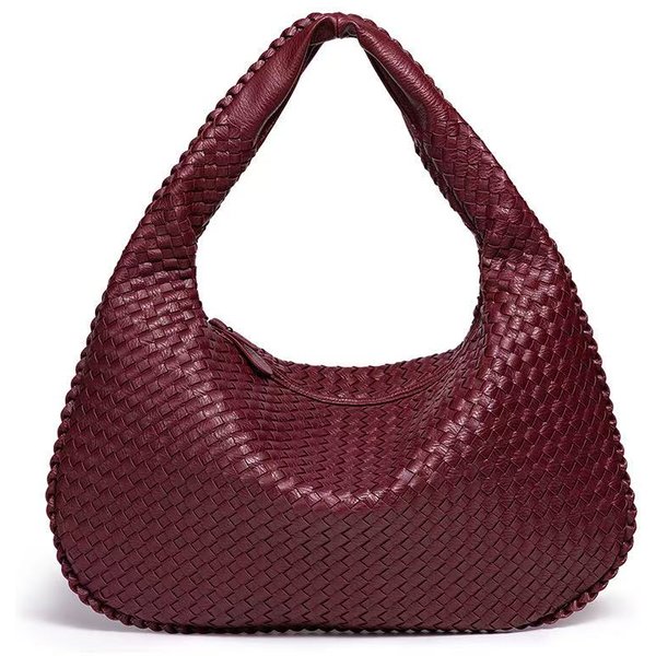 European And American Ladies Woven Shoulder Large Oblique Urban Women Pure Handmade Woven Women's Bag Large Capacity Handbag