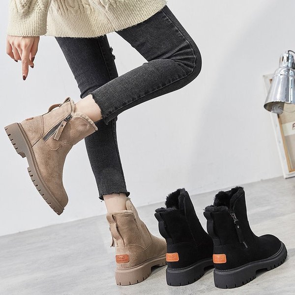 Women's Shoes Warm Boots Thick Cotton Shoes Snow Boots-image