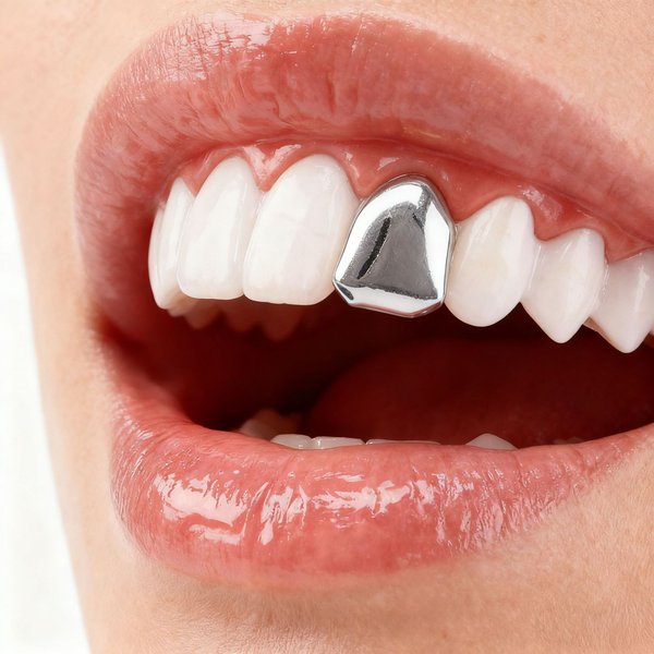 Vampire Grillz European American Hip-Hop Single Gold Tooth Grillz For Men And Women, Hiphop Dental Jewelry, Cross-Border-image