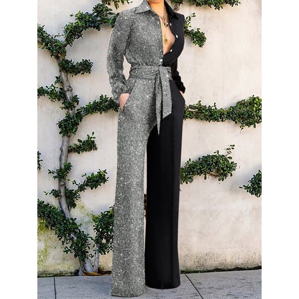 Women's Clothing Hot Selling Sexy V-neck Casual Jumpsuit