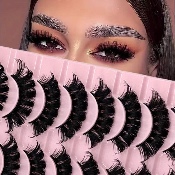 Eyelashes Set New Products Russian Curl DD Curl 10 Pairs Of False Eyelashes Dense Eyelashes
