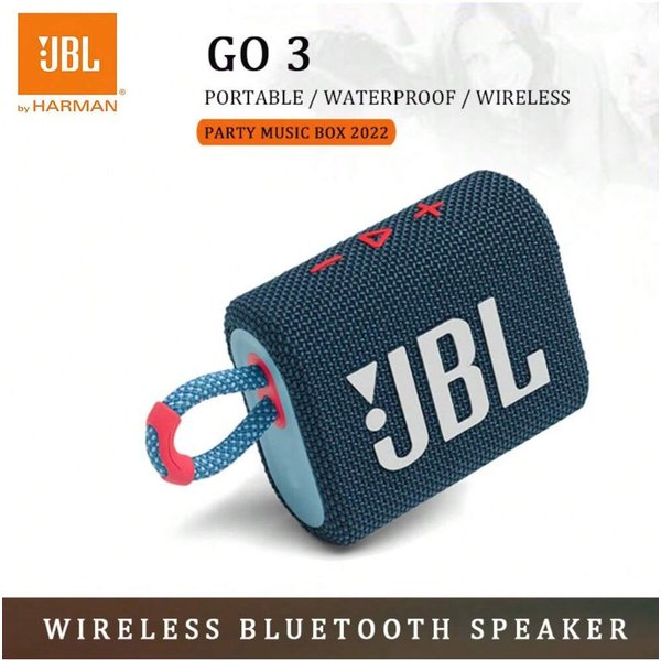 Jbl Go 3 Bluetooth Speaker Powerful Bass Subwoofers Stereo Sound Outdoor GO3 Portable Mini Wireless Speaker Original Jbl-image