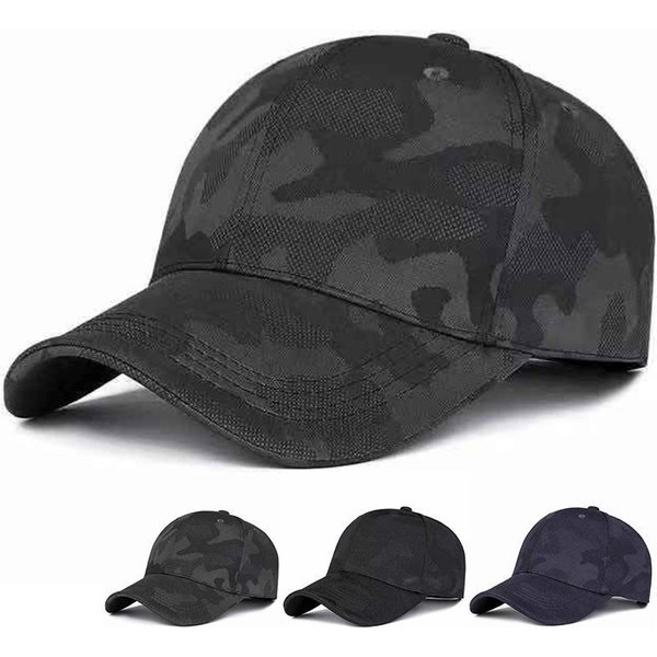 Hat Men's Spring and Autumn New Camo Baseball Hat Outdoor Leisure Simple Sunshade Hat Men's and Women's Golf Hat