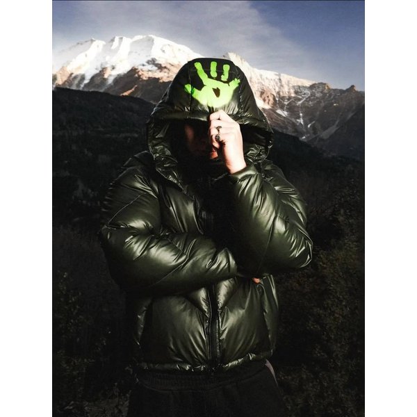 Men's Clothing New Winter Mertra Thermal Cotton-Padded Jacket, Thickened, Embroidered, Warm, Puffer Jacket, Loose Fit, Unisex.-image