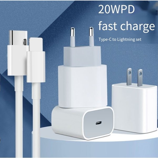 Ce Certified PD20W European Standard Mobile Phone Fast Charger Suitable For Iphone Us Standard Pd Fast Charging Adapter-image