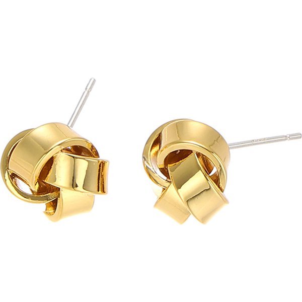 Women's Jewelry Simple And Compact Design Winding Twisted Flower Earrings French Retro Exquisite Light Luxury High End Earrings