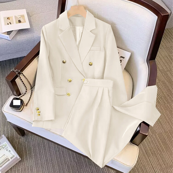 Women's New Small High-End Casual Korean Suit Pants Two-Piece Suit-image