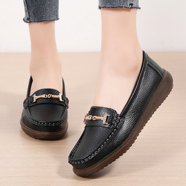 New Spring Single Shoes Women Fashion Fashion Soft Sole Women Comfortable Casual Women's Shoes-image