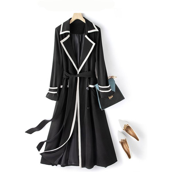 Women's fashion slimming long coat