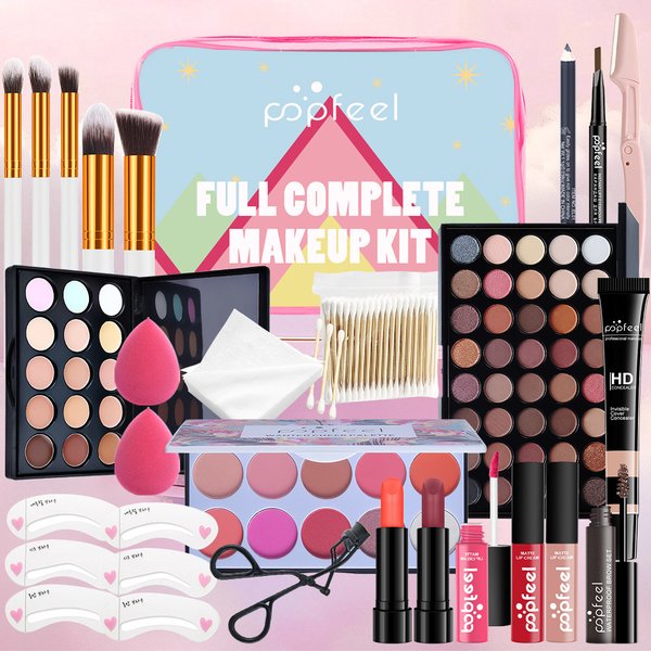 Makeup Sets Popfeel Makeup Set For Beginners, A Full Set Of Beauty Cosmetics, Makeup-image