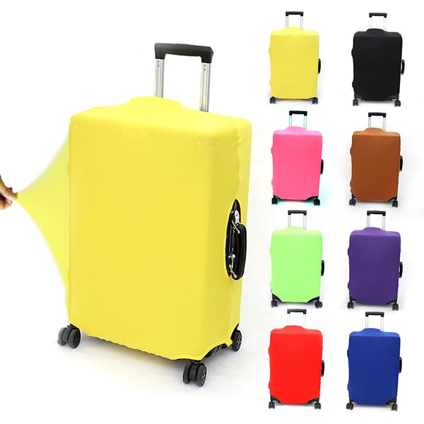 Spot Manufacturers Luggage Cover Trolley Case Cover Travel Suitcase Cover Dustproof Thickened High Elastic Cloth Luggage Case Protective Cover-image