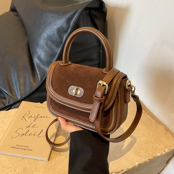 Women's Bags Popular Versatile Crossbody Bag Handheld Small Square Bag-image