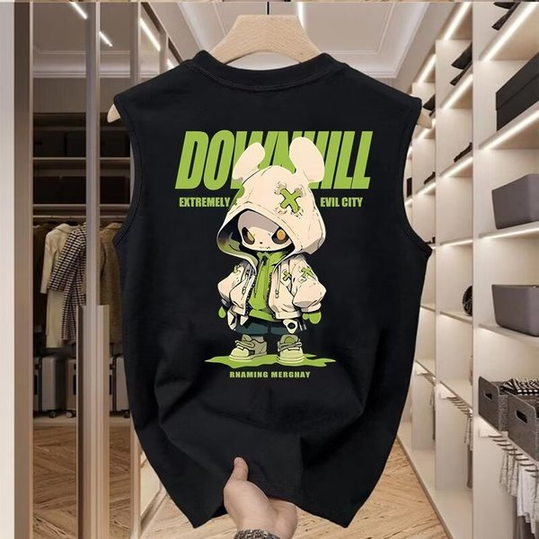 Men's Clothing Cotton New Fashion Brand Sports Vest Men's Casual Summer Fitness Sleeveless T Shirt Versatile Bottoming Shirt
