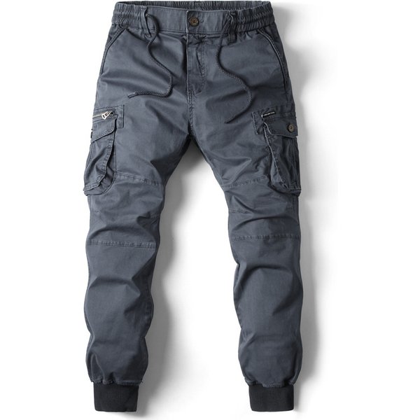 Four Seasons Leggings Men's Large Size Trousers Casual Overalls Loose Pants Men-image