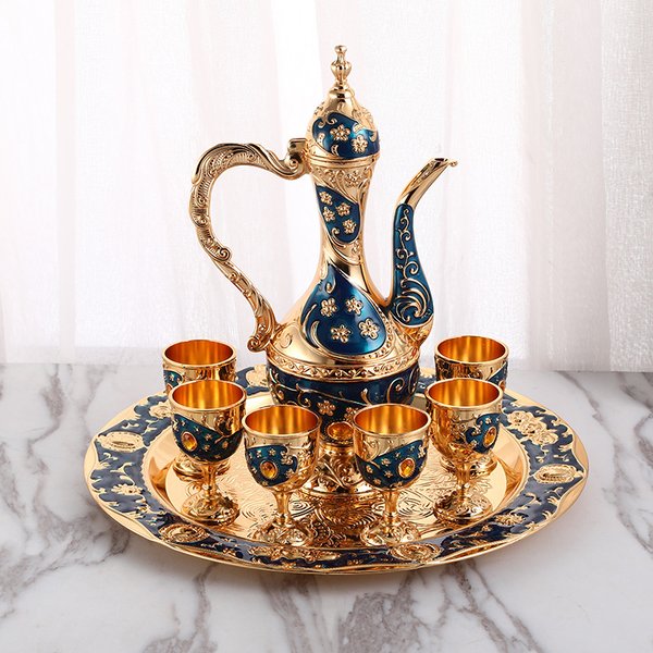 Home Furniture small wine tray patterned wine dispenser home wedding festive supplies wine dispenser