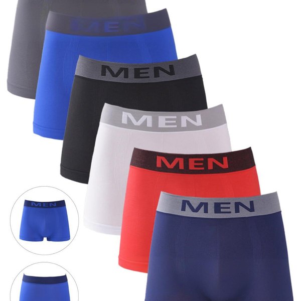 Underwear & Sleepwears Seamless Boxer Briefs High Elastic Boxer Briefs Sexy Underpants