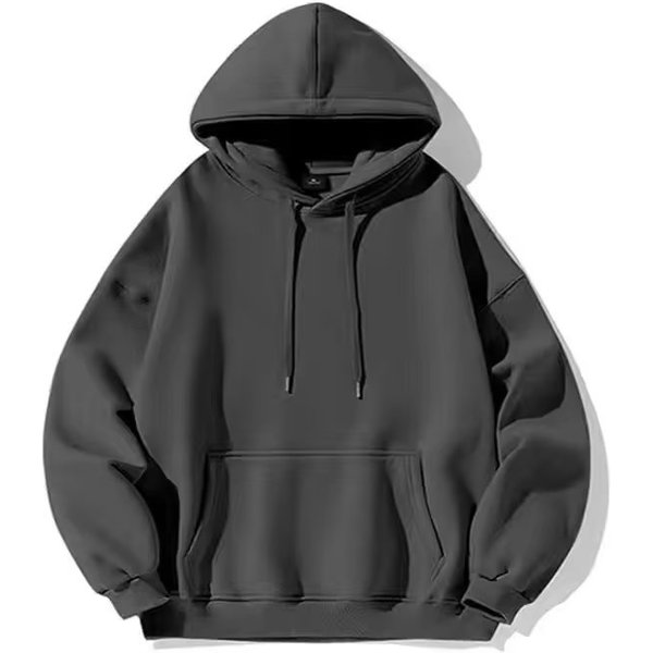 Men's Clothing Men's Hooded Sweatshirt Ins Style Loose Trendy Brand Men's Spring And Autumn Loose Top Thin Solid Color Jacket Wholesale