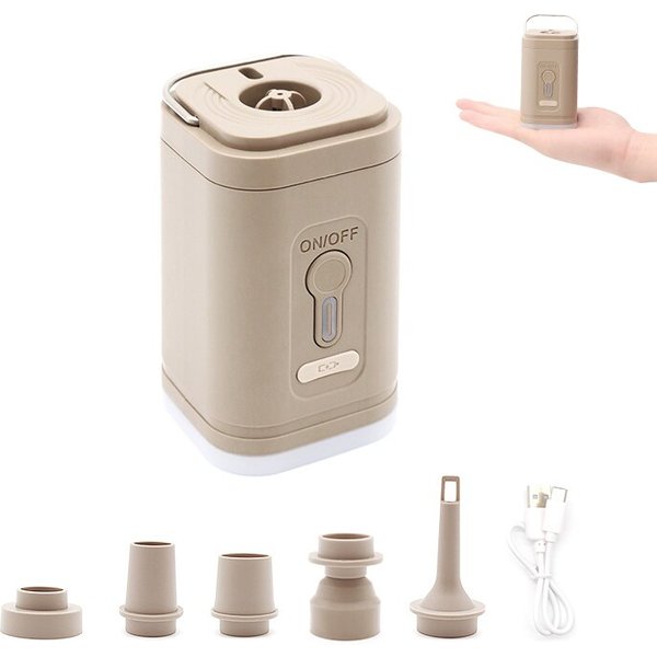 Electric Air Pump Portable Wireless Air Compressor Inflator/Deflator Pumps For Inflatable Cushions Air Beds Boat Swimming Ring