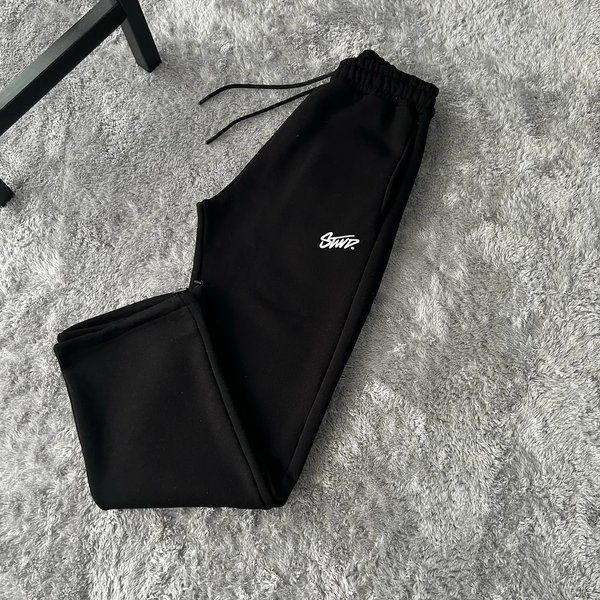Men's Clothing Spring New Retro Loose Straight Unisex Sports Pants Letter Casual High Street Solid Color Sports Pants