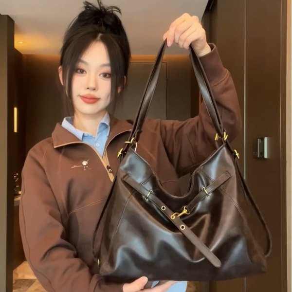 Mirad Large Capacity 2024 New Autumn Casual Versatile Backpack Women's Commuting Tote Bag-image