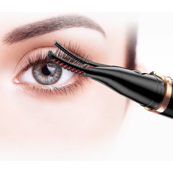 Heated Eyelash Curlers, Electric Eyelash Curlers, Rechargeable Lash Curler With Eyelash Comb For Makeup Natural Curling Eye Lashes 24Hr Long Lasting-image