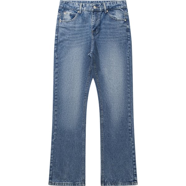 Men's Clothing American Vibe High Street Pants Men's Cleanfit Washed Jeans Four Seasons Flared Pants
