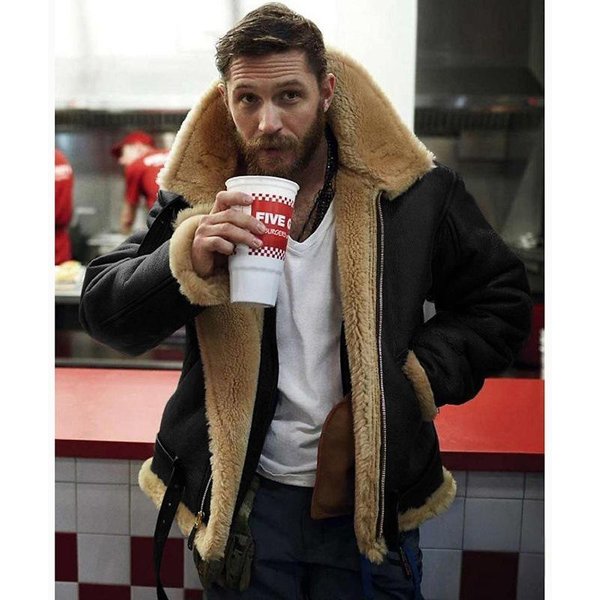 Men's Clothing Men's Winter Faux Fur Lined Jacket, Long Coat With Thick Warm Fleece, Slim Fit Zip-Up Outerwear For Casual Daily Wear (Black/Brown)