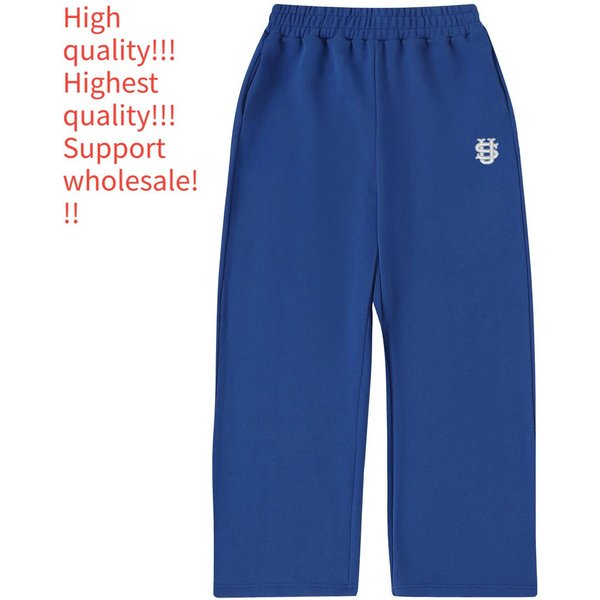 Men's Clothing Joggers For Men And Women, 2025 Spring Oversized Wide-Leg Sweatpants With Letter Embroidery & Print, Casual Lounge Pants-image