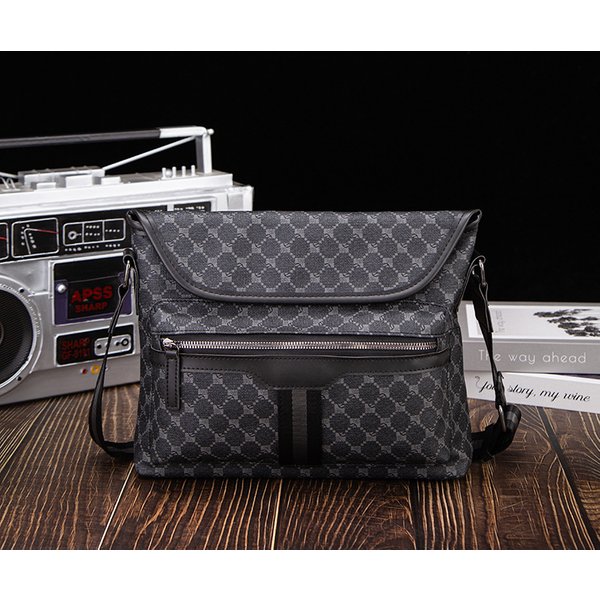 Sacs Pour Hommes, Nouveaux Sacs Messager Pour Hommes, Hydrofuges, Haut De Gamme, Polyvalents, Sac à BandoulièRe, Grande Capacité, DéContracté, Couleur Assortie, à Carreaux-image