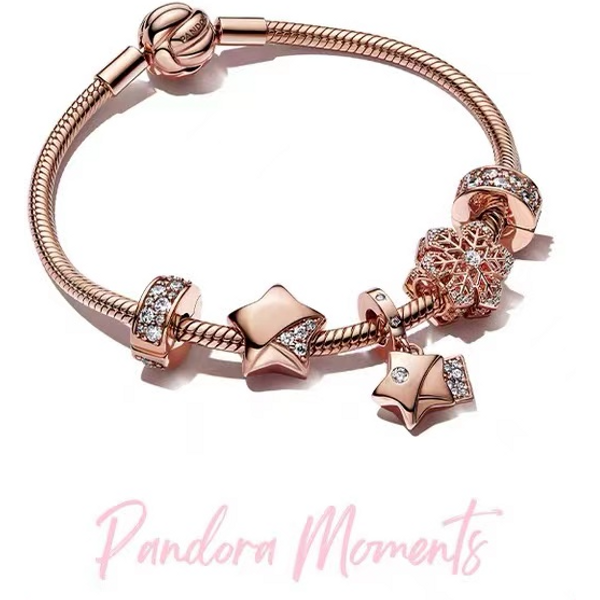 PandoraLucky Star Series Special Star Wish Bracelet Set Christmas Gift Women's New Beaded Bracelet