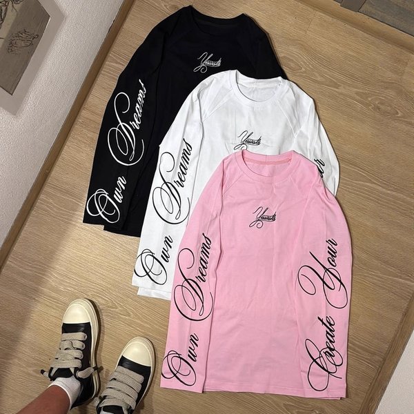 Y2K Retro Graphic Print T-Shirt Men's Casual Loose Fit Cotton Tee, Color Block Long Sleeve Tops Relaxed Loose Fit-image