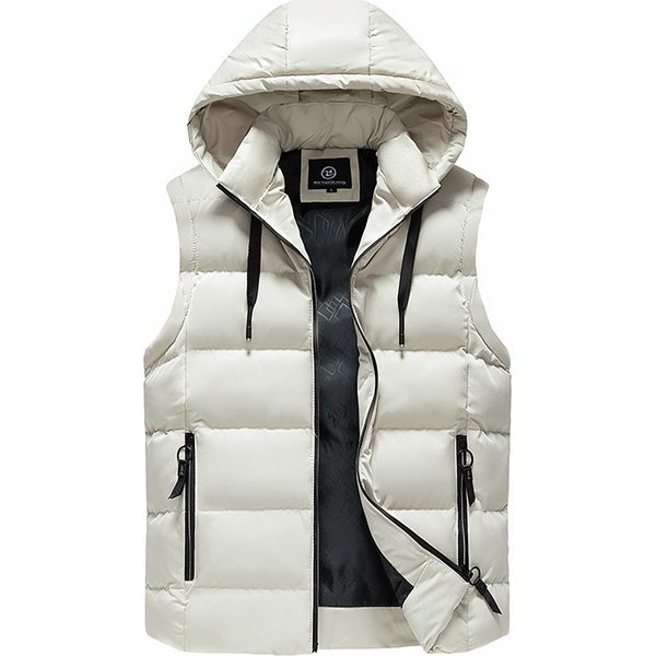 Simple Commuting Outdoor Autumn And Winter Vest Men's Jacket Of The Trendy Vest New Vest Warm Men's Vest-image