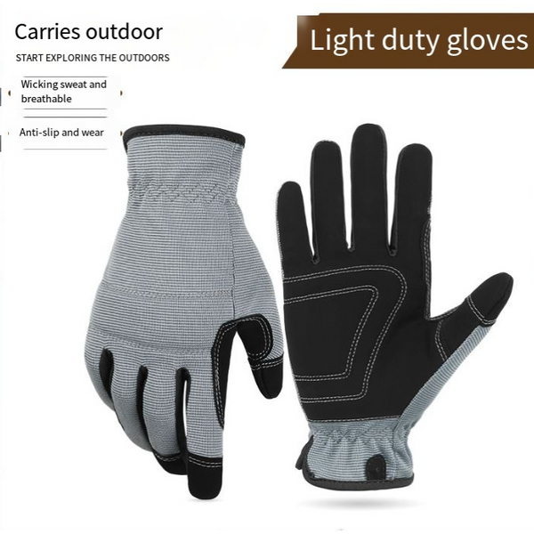 Lightweight Work Gloves Ultra Fiber Thin Breathable Garden Puncture Proof Electrician Auto Repair Tool Protective Gloves Labor Protection