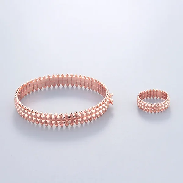 wide Gold Gear Sier Bracelets For Women Set Ring Tennis Fashion Unisex Jewelry Designer Girl Wife Jewlery Party Gifts