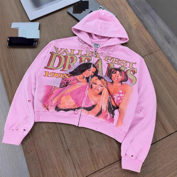 Hooded Cardigan Design Dopamine Cross Border Sweater Autumn And Winter New Hooded Cardigan Long Sleeved Top-image