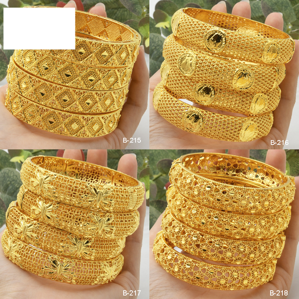 Gold bracelet Bride wedding ornament Gold bracelet Women's banquet bracelet