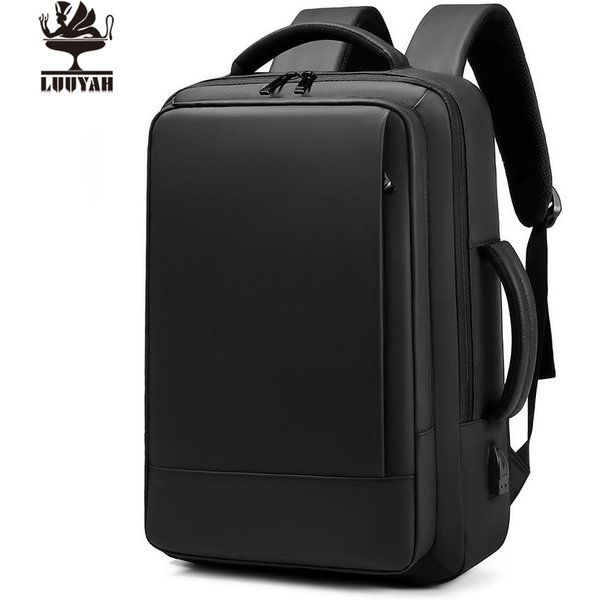 Men Multifunction Business Backpack Waterproof Anti Theft Laptop Bag Male Usb Charging Rucksack Mochila Sac A Dos Travel-image