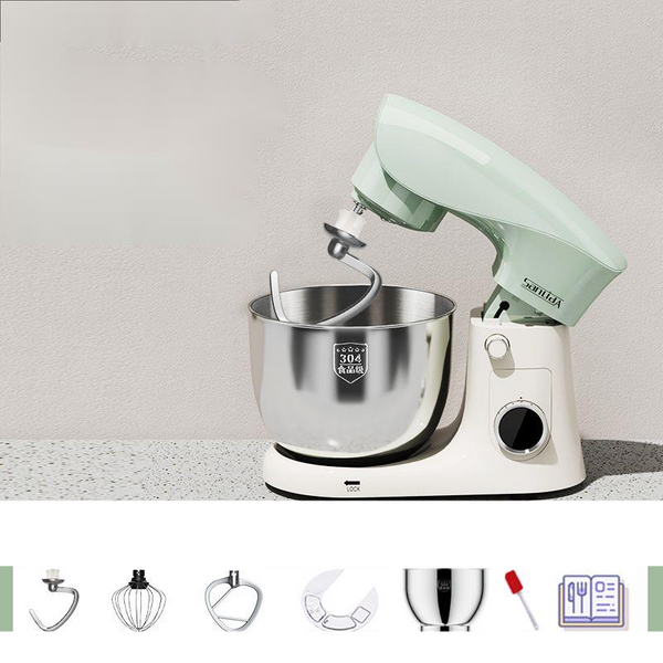 Home Chef Machine Fully Automatic Multi-Functional Kneading Dough Cream Fresh Milk Whipping Meat Mixer-image