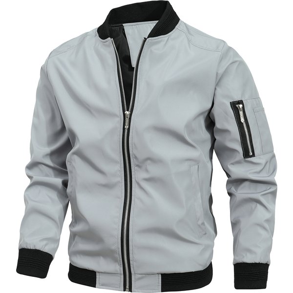 men's jacket spring and autumn casual middle coat