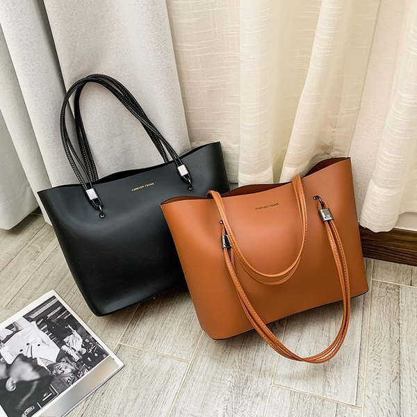 Women's Bags New Large Capacity Textured Stylish Tote Bag Women's Bag Shoulder Bag
