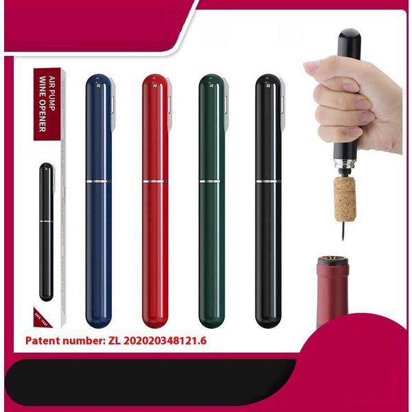 Barware Batch Pin Bottle Opener Celebrity Hot Red Wine Pen Shaped Air Pressure Pin Bottle Opener