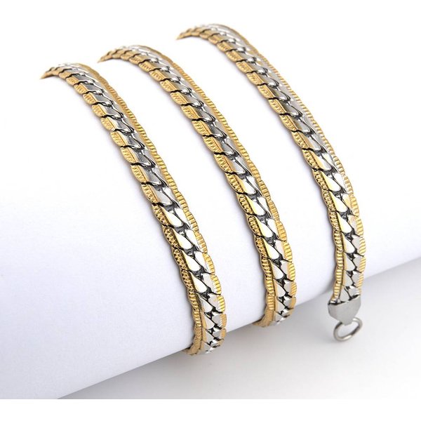 Wholesale Jewelry Cowboy Style Classic Style Cool Style Chain 201 Stainless Steel Gold Plated Necklace